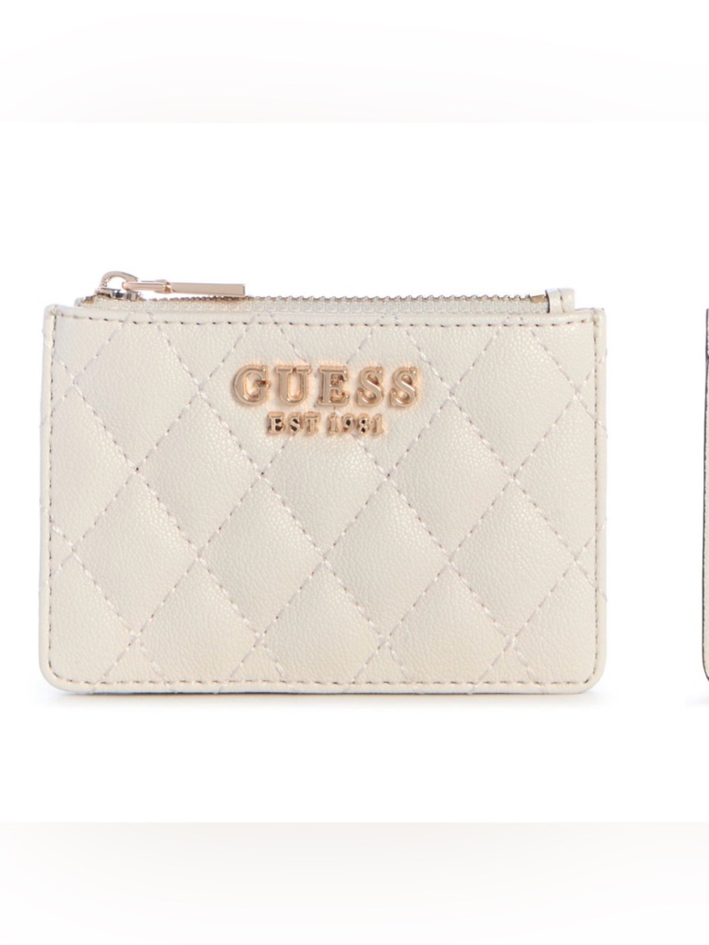 Atabey Top Zip Credit Card Case Wallet